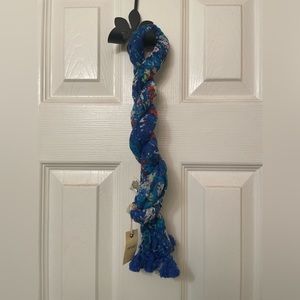blue floral aerie scarf- new with tags!